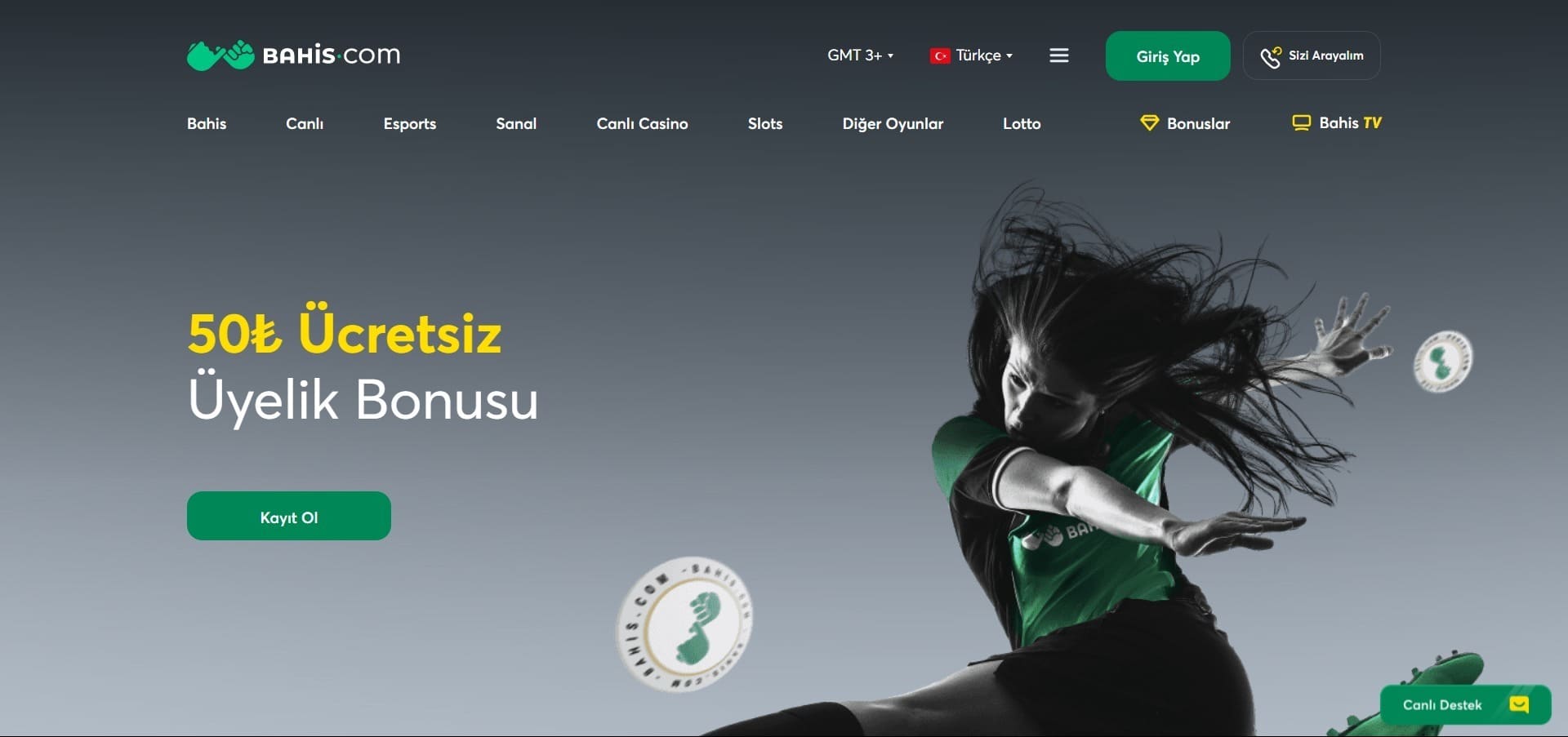 Bahis Casino'nun resmi web sitesi