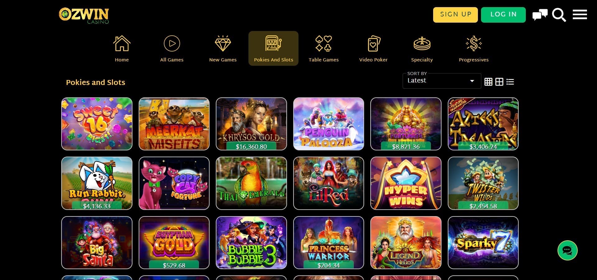 Slot makineleri Ozwin Casino